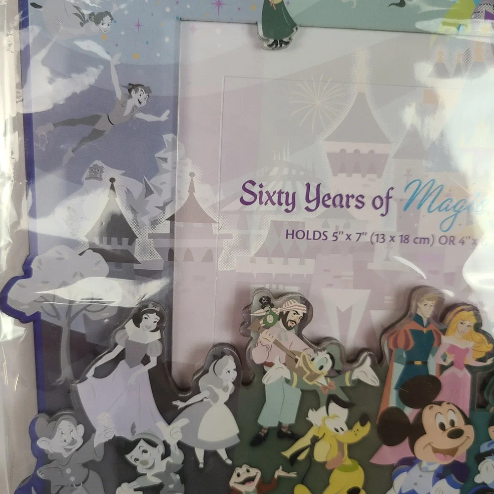 Disneyland Resort 60th Anniversary Picture Frame 4X6 5X7 Rectangle NEW